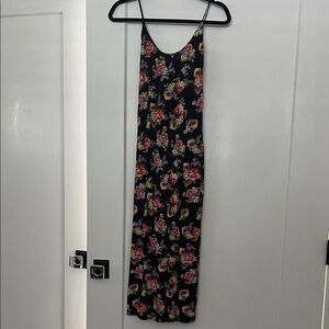 Alice and Olivia Floral Black Maxi Dress
